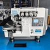 Computerized 5 thread overlock sewing machine for thick materials